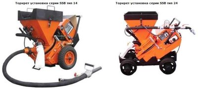 Для нанесения уплотненной штукатурки "SSB"  SSB 14